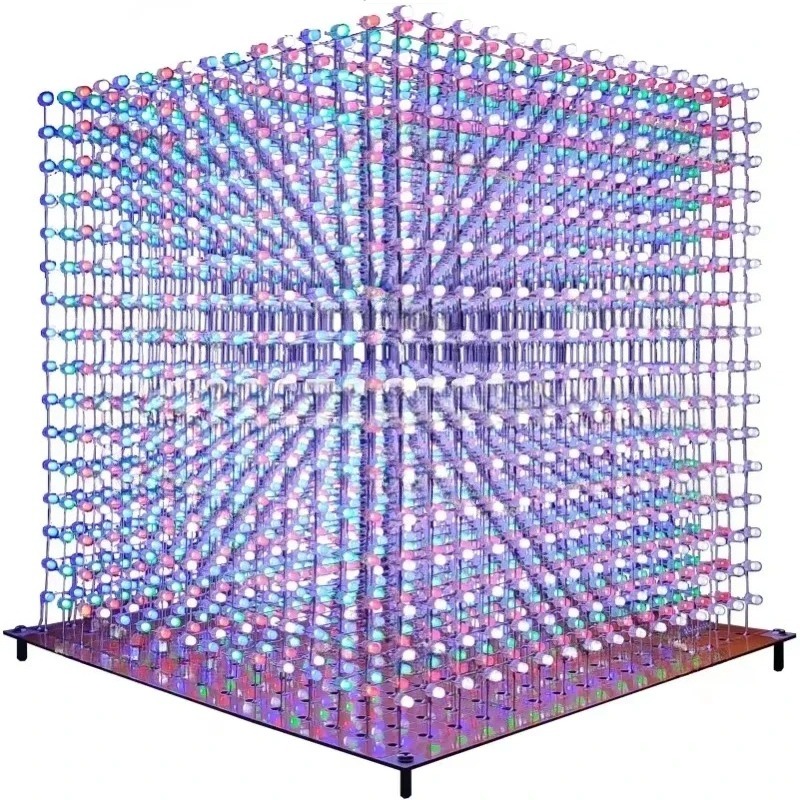 Diy Electronics Parts - 3 D16mini Light Cube Kit 16x16x16