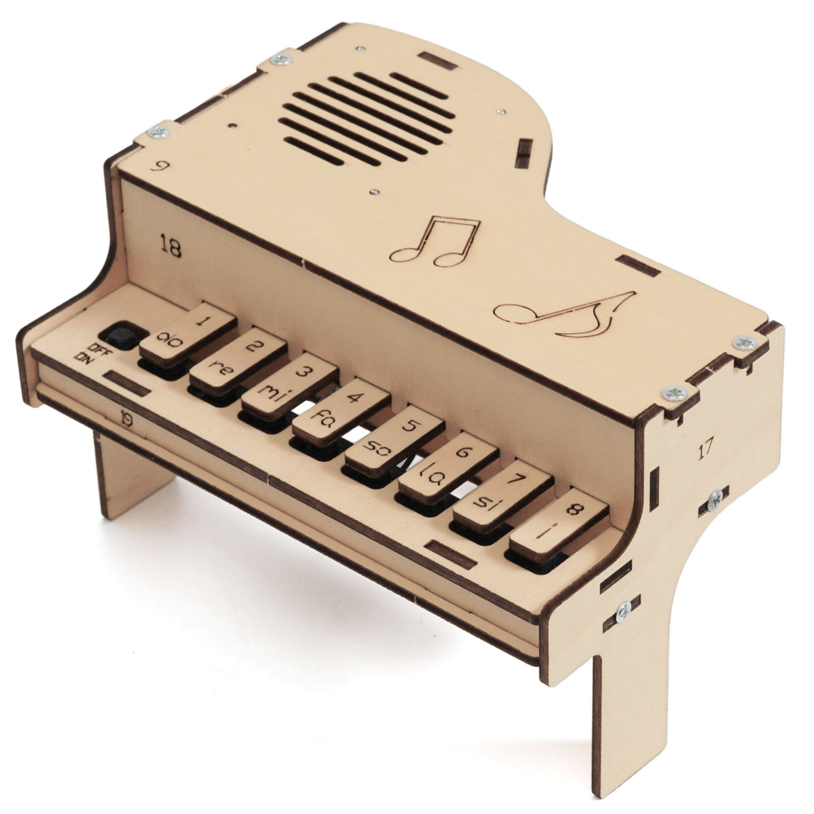 DIY Wooden Electronic Piano Mo - đánh giá và giá Diy Electronics Parts