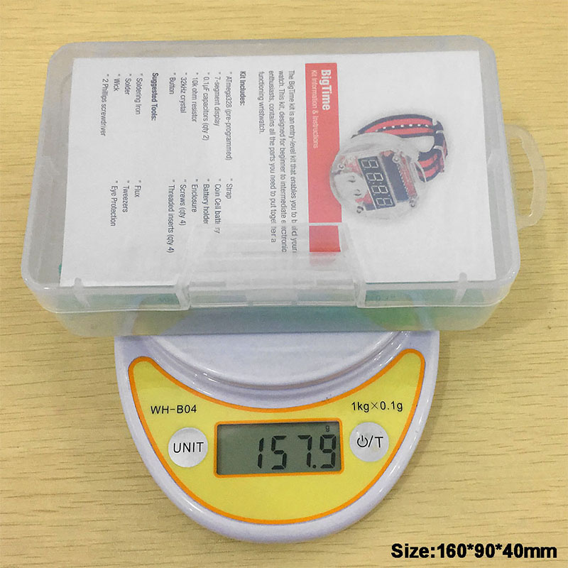 Single Chip LED Kit Clock DIY  - đánh giá và giá Diy Electronics Parts