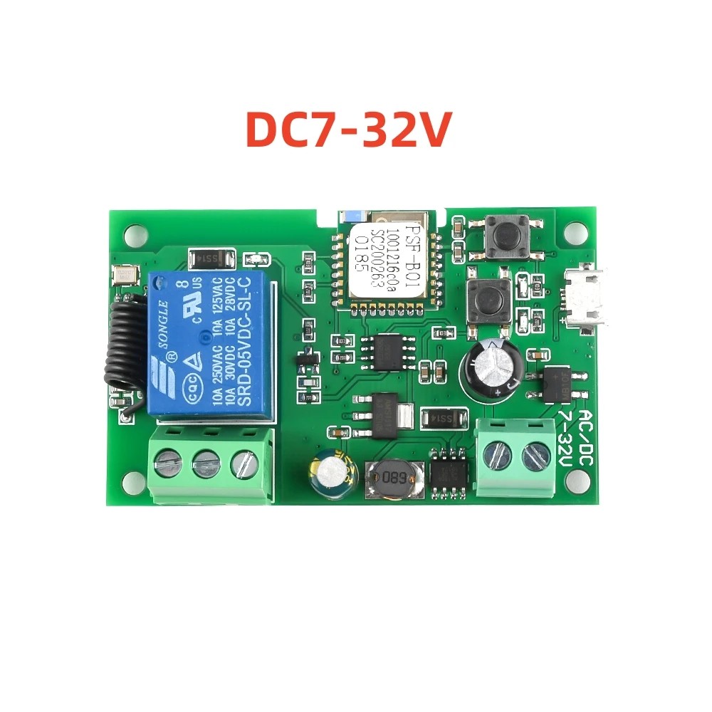 Ewelink AC/DC 5V 7V-32V 1 Chan - đánh giá và giá Relay Module 5V