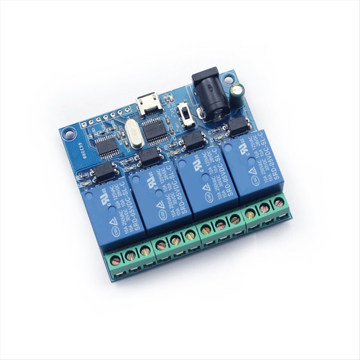 AT42 4 Channel USB Relay Modul - đánh giá và giá Relay Module 5V