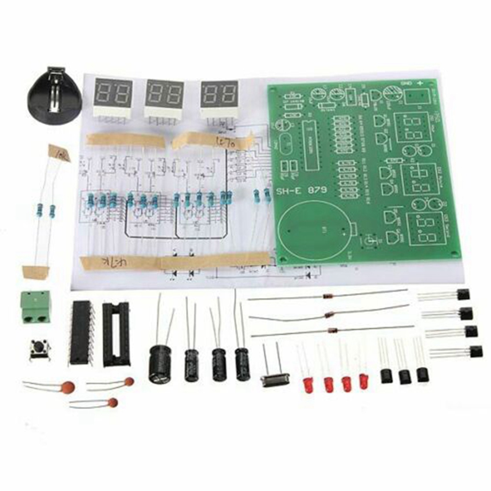 【PUBLICITY】3 Set AT89C2051 6 D - đánh giá và giá Diy Electronics Flux