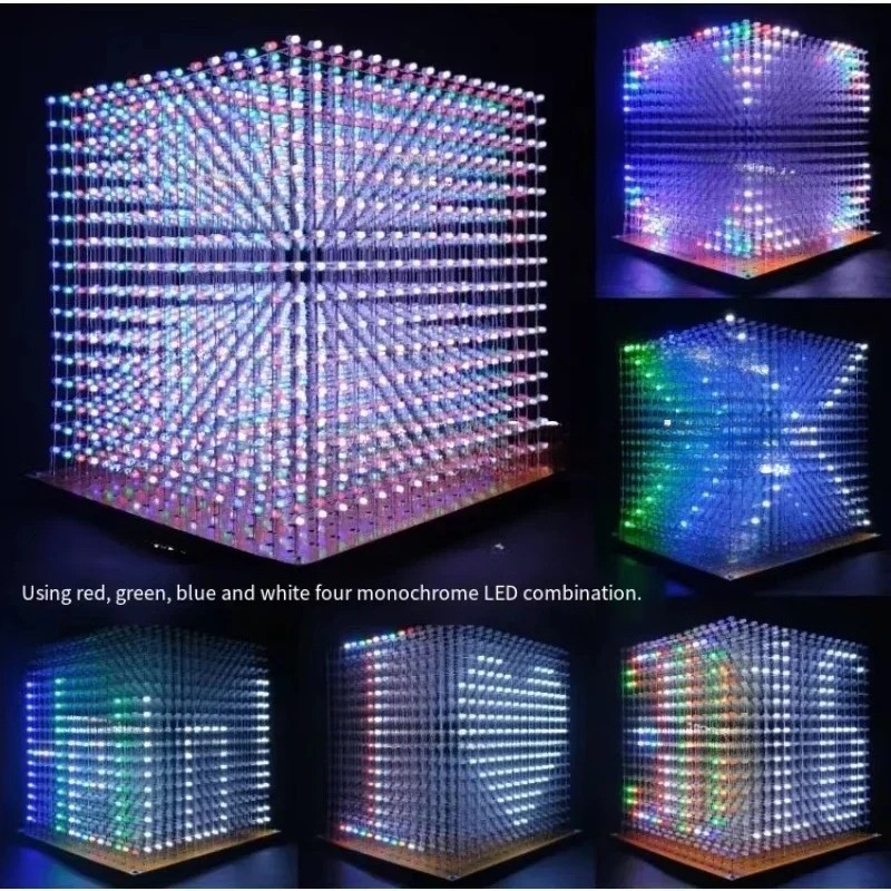 3 D16mini Light Cube Kit 16x16 - đánh giá và giá Diy Electronics Parts