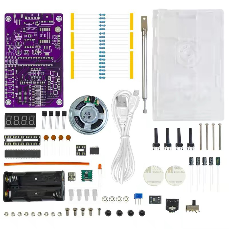 DIY FM Radio Electronic Kit 87 - đánh giá và giá Hobby Diy Electronics Kit