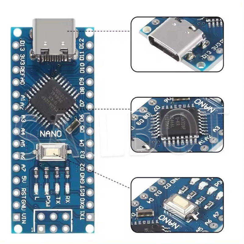 10-1PCS Nano 3.0 With the boot - đánh giá và giá Hobby Diy Electronics Kit