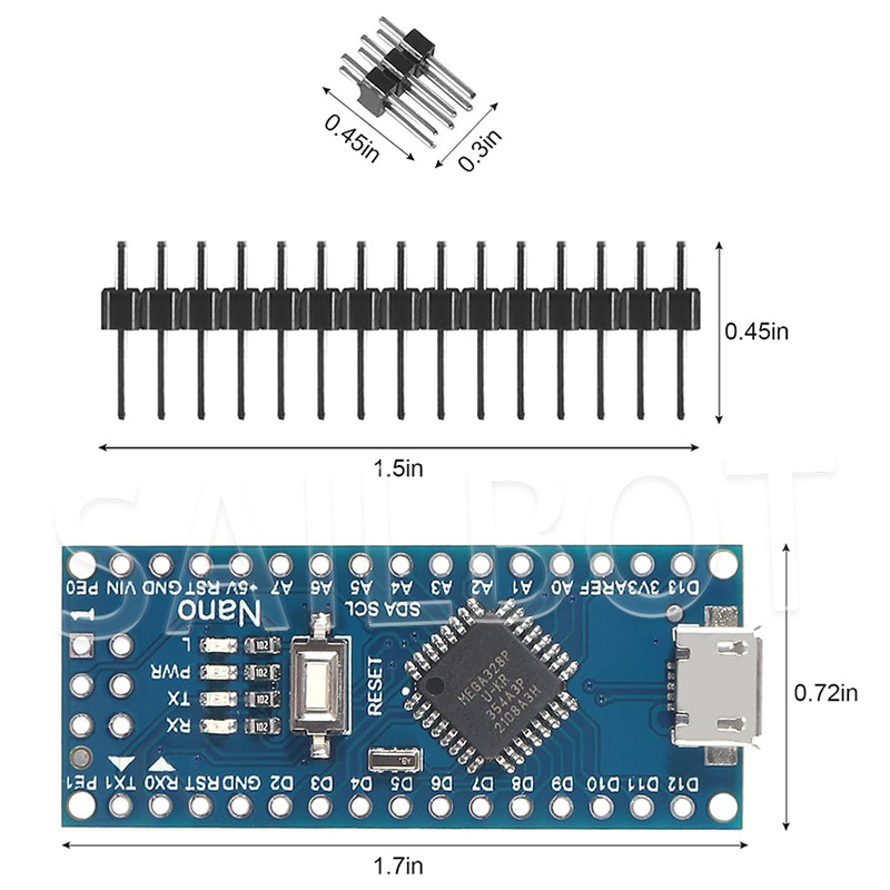 10-1PCS Nano 3.0 With the boot - đánh giá và giá Hobby Diy Electronics Kit