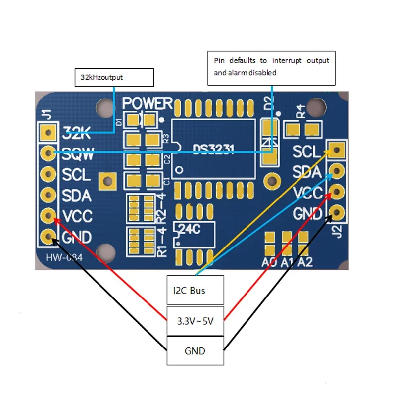 DS3231 AT24C32 Precision RTC M - đánh giá và giá Rtc Module Ds3231
