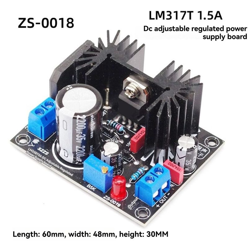 M52K-LM317 Adjustable Linear R - đánh giá và giá Diy Electronics Filament