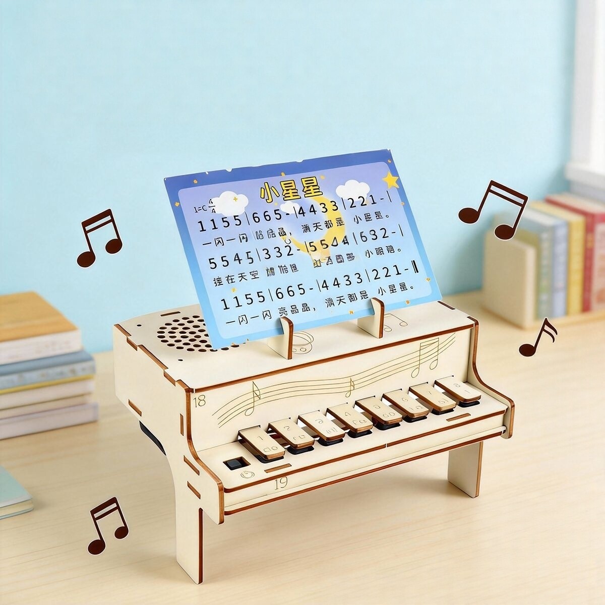 DIY Wooden Electronic Piano Mo - đánh giá và giá Diy Electronics Parts