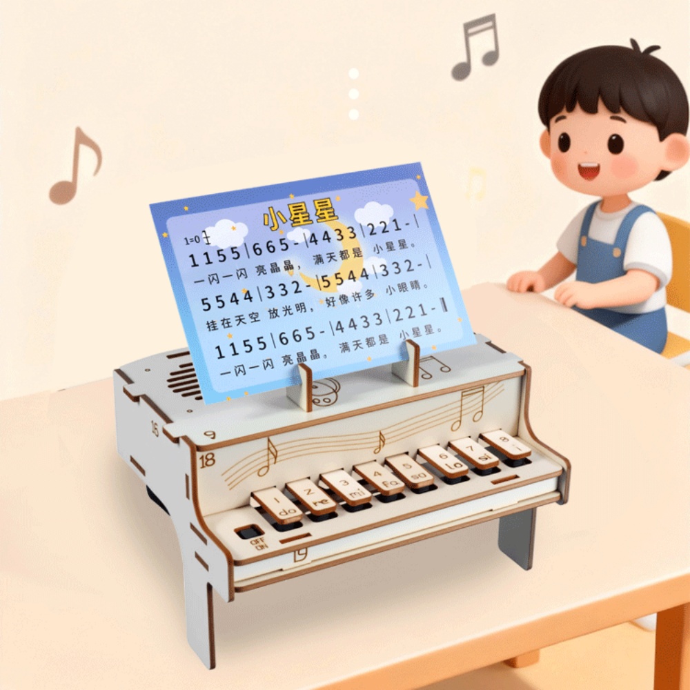 DIY Wooden Electronic Piano Mo - đánh giá và giá Diy Electronics Parts