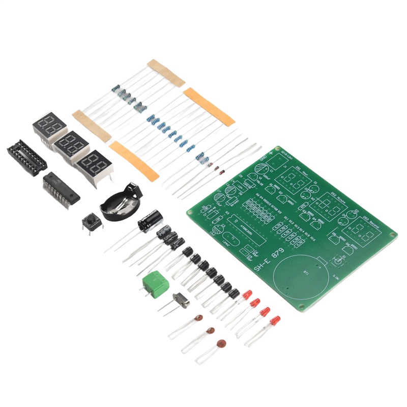 AT89C2051 6 Digital LED Displa - đánh giá và giá Diy Electronics Flux
