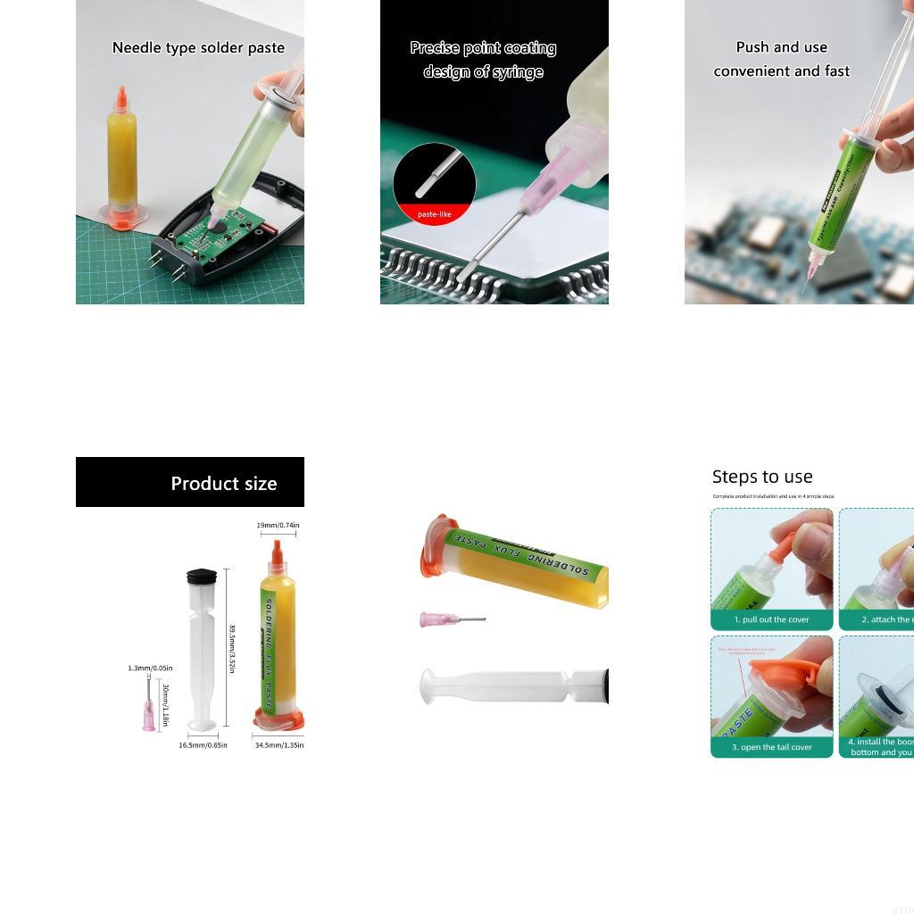 10Ml Hàn Thông Dán Với Ống Tiê - đánh giá và giá Diy Electronics Flux