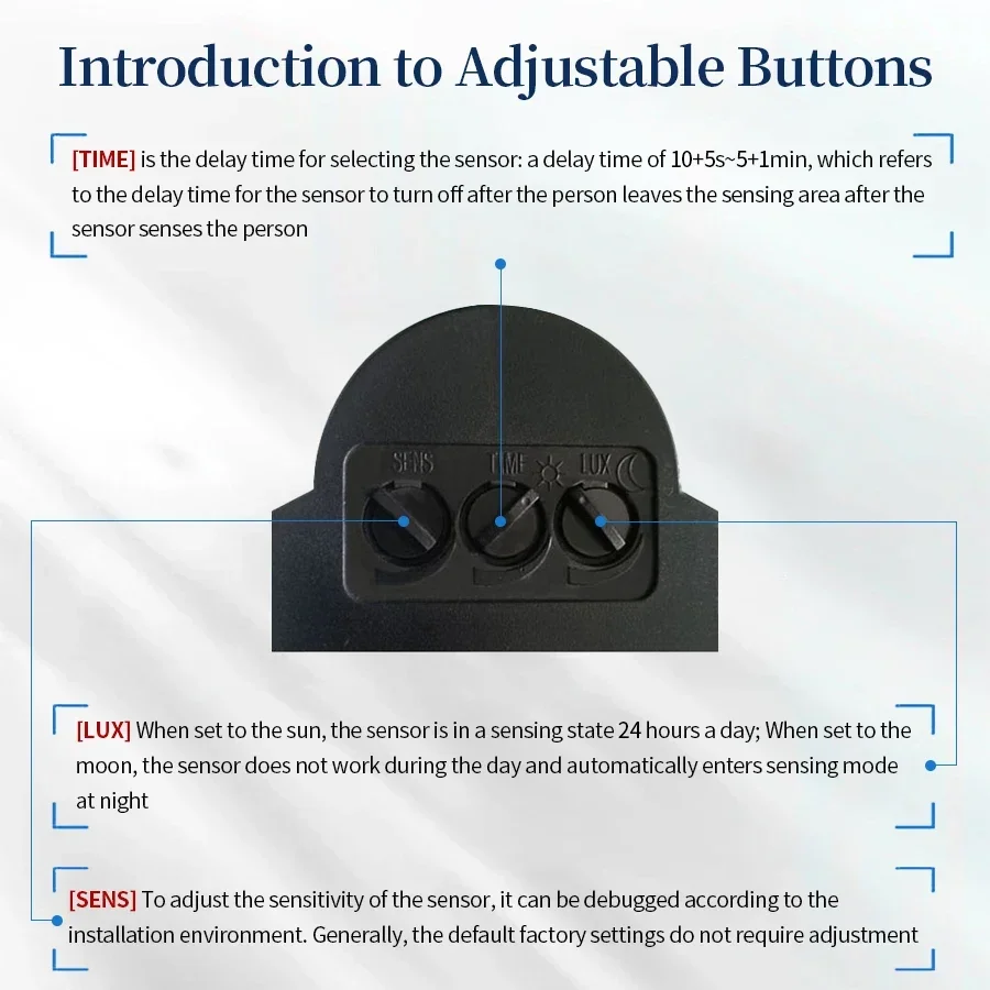 PIR Motion Sensor 220V 110V 12 - đánh giá và giá Ldr Light Sensor