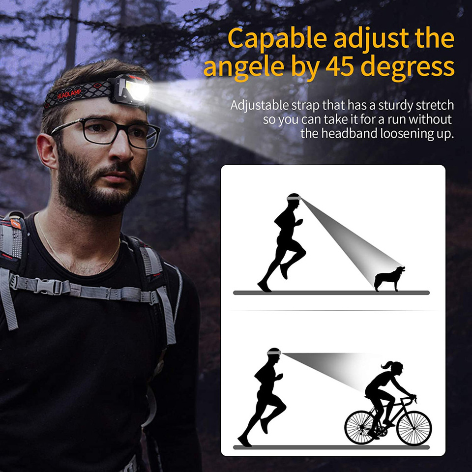8 Modes LED Headlight Handfres - đánh giá và giá Ldr Light Sensor