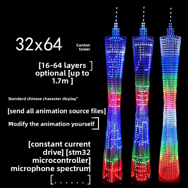 64 Layers Canton Tower DIY Ele - đánh giá và giá Diy Electronics Parts