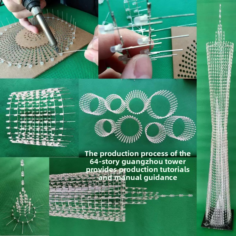 64 Layers Canton Tower DIY Ele - đánh giá và giá Diy Electronics Parts